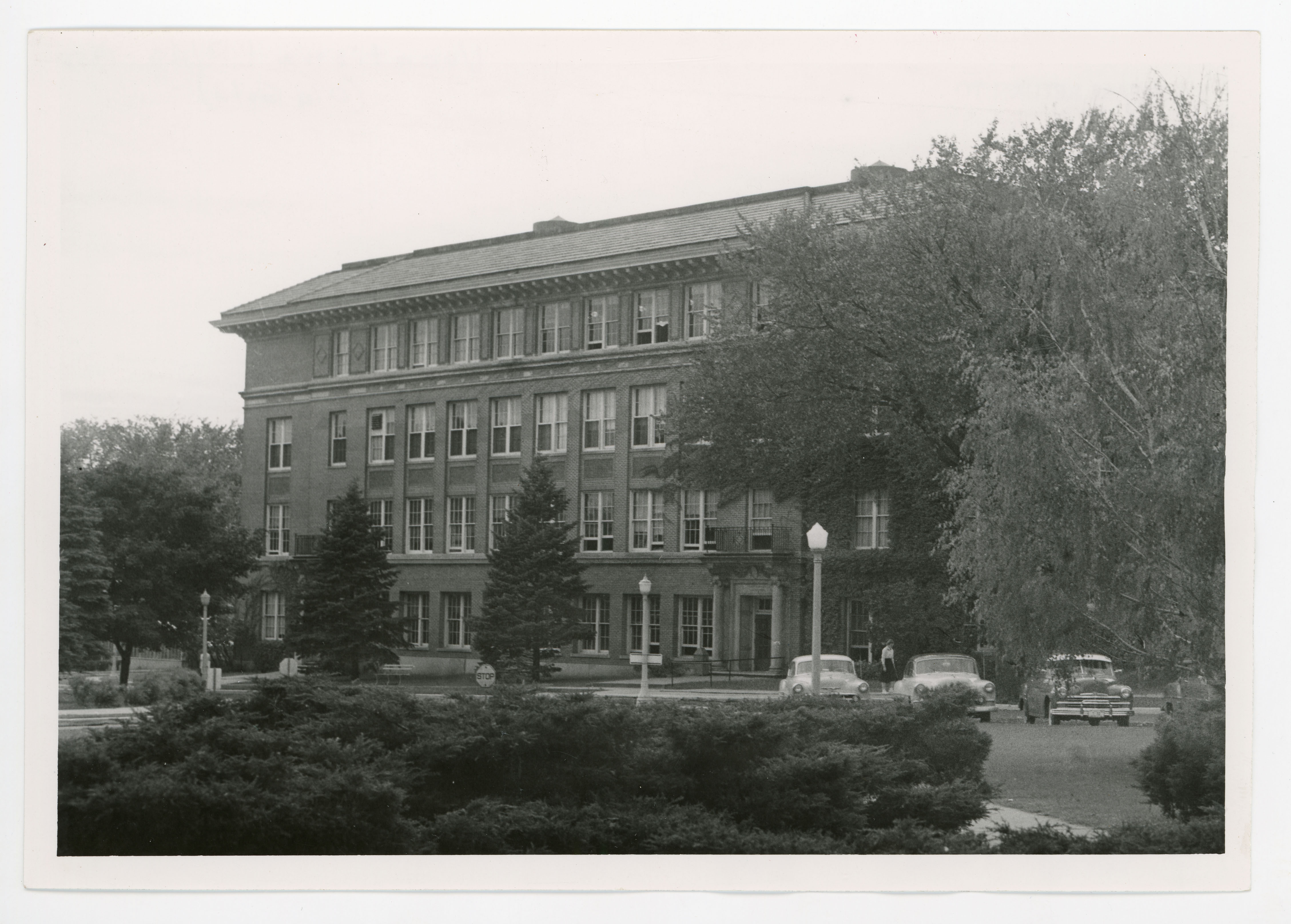 The completed Wright Hall