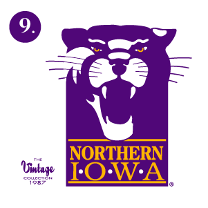 9. Northern Iowa + Panther Vintage Mark