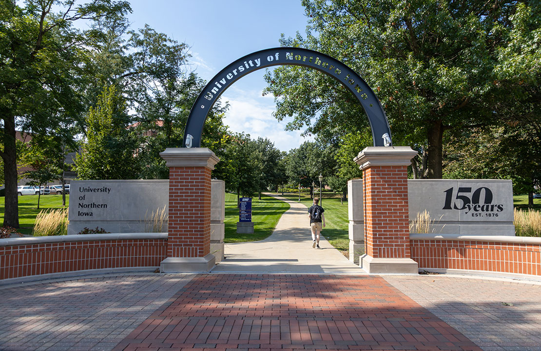 Arch campus entrance
