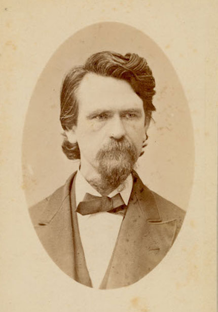 Black and white photo of President Gilchrist.