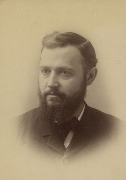 Black and white photo of President Seerley.